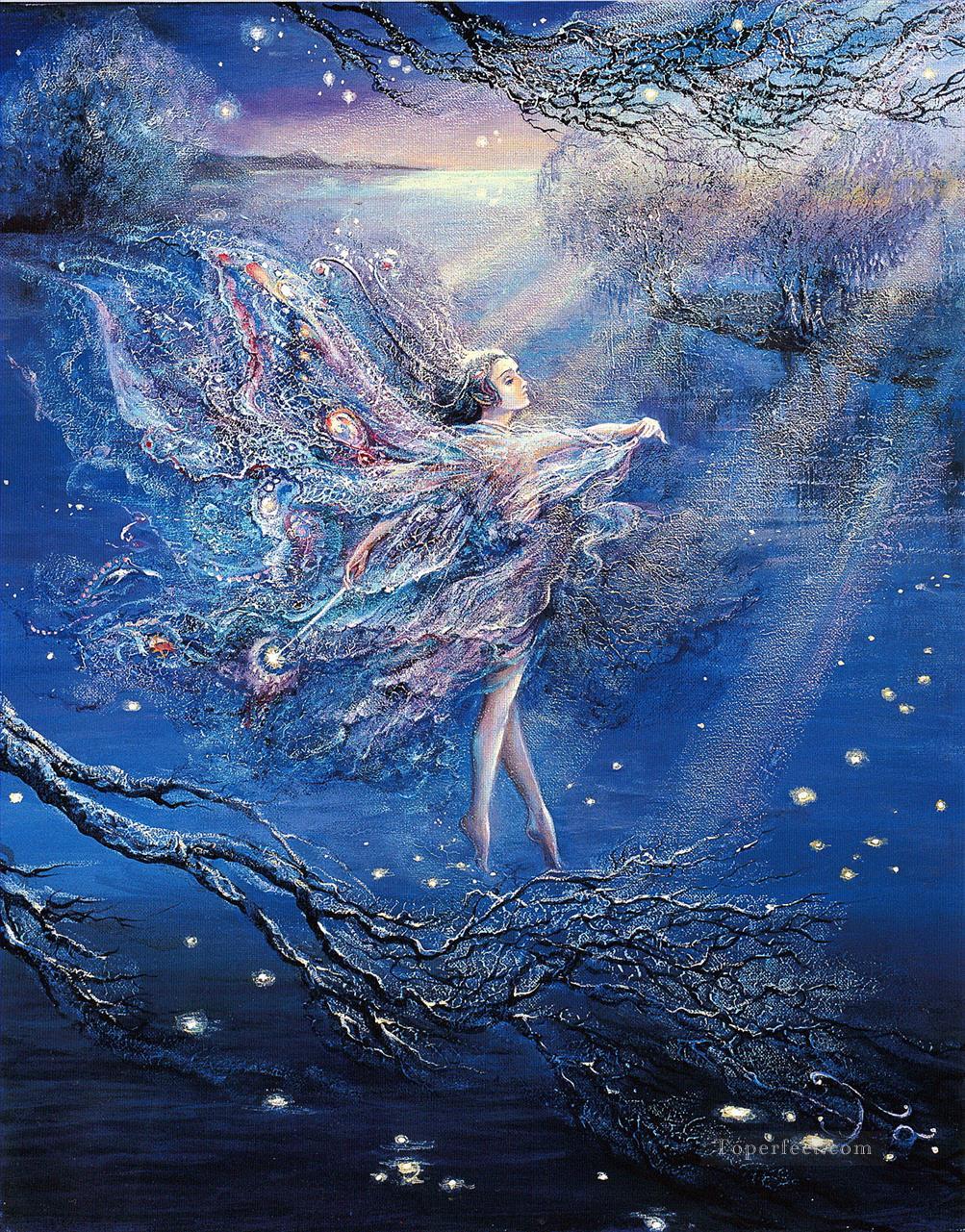 JW fairies where moonbeams fall Fantasy Oil Paintings
